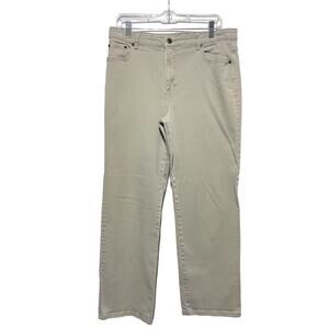 Kim Rogers Jeans Women's Size 12 Tan Brown Cotton Spandex Blend